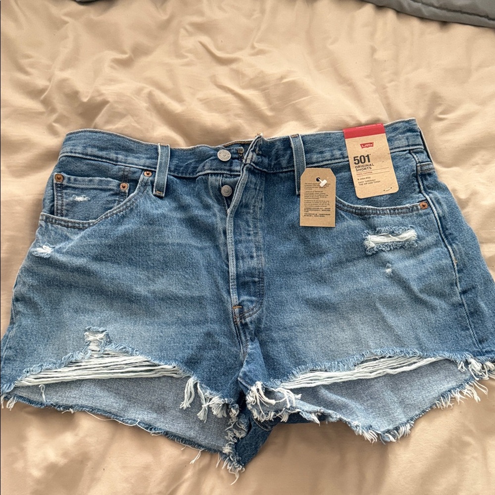 Levi's Blue Jean Shorts